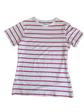 T-shirt rayé blanc et rouge fitted - Dunnes Stores