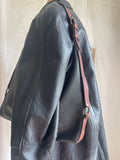 Sac hobo Mulberry vintage noir et cuir marron