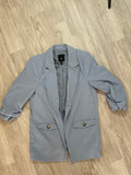 Blazer bleu gris River Island