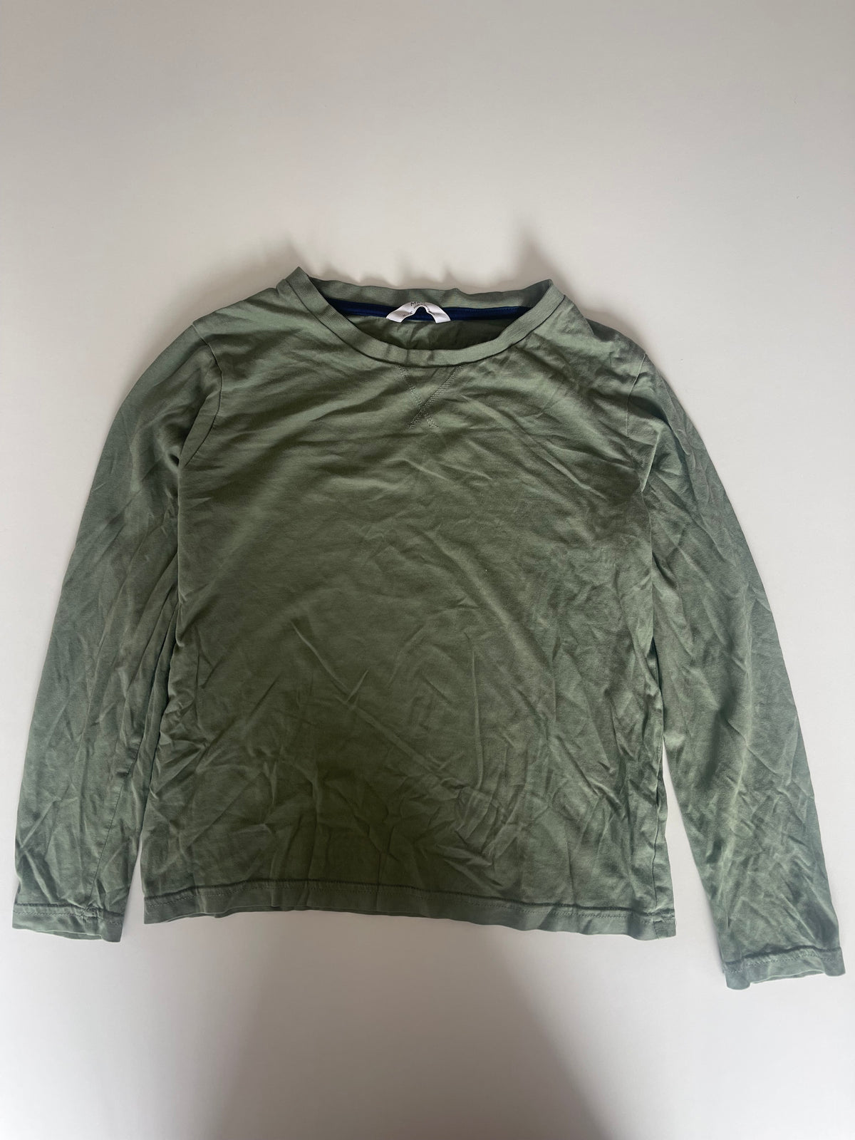 T-shirt manches longues kaki uni