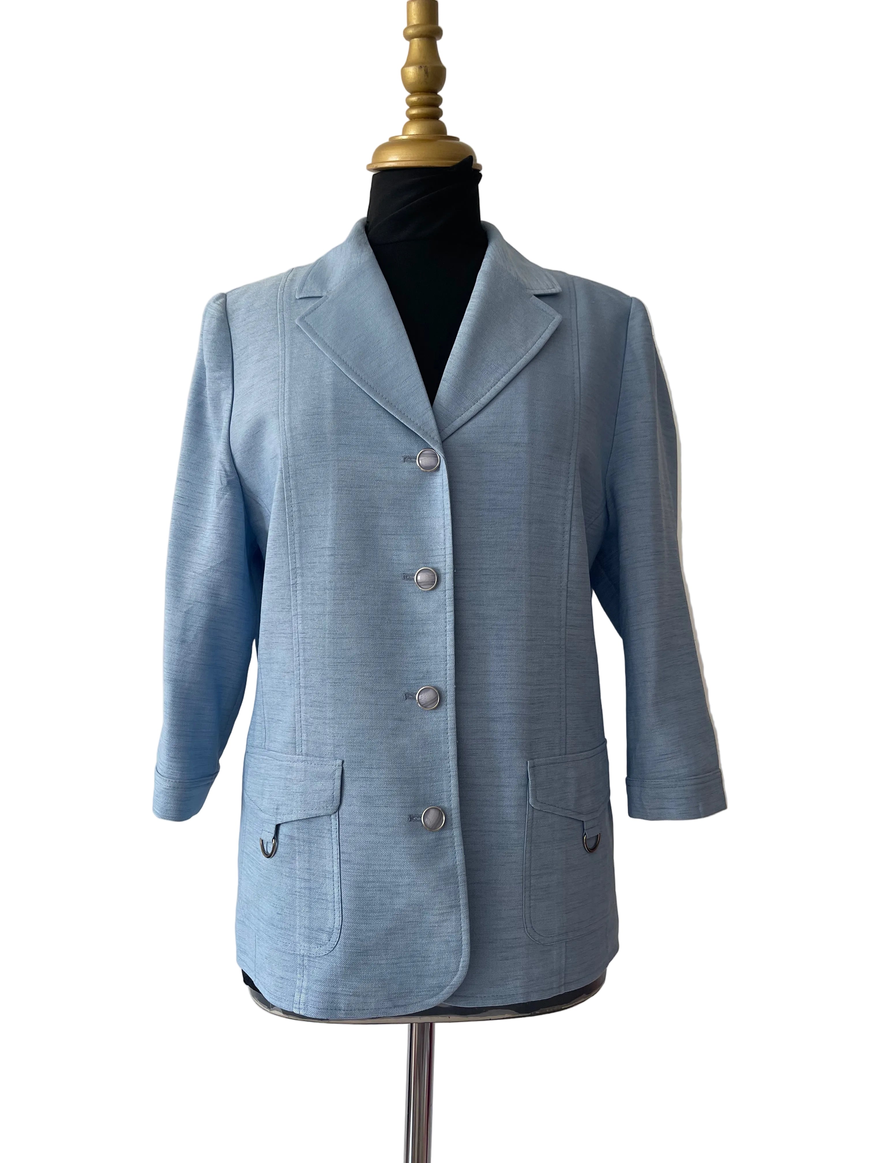 Blazer vintage bleu taille L