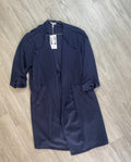 Manteau long bleu marine Fransa