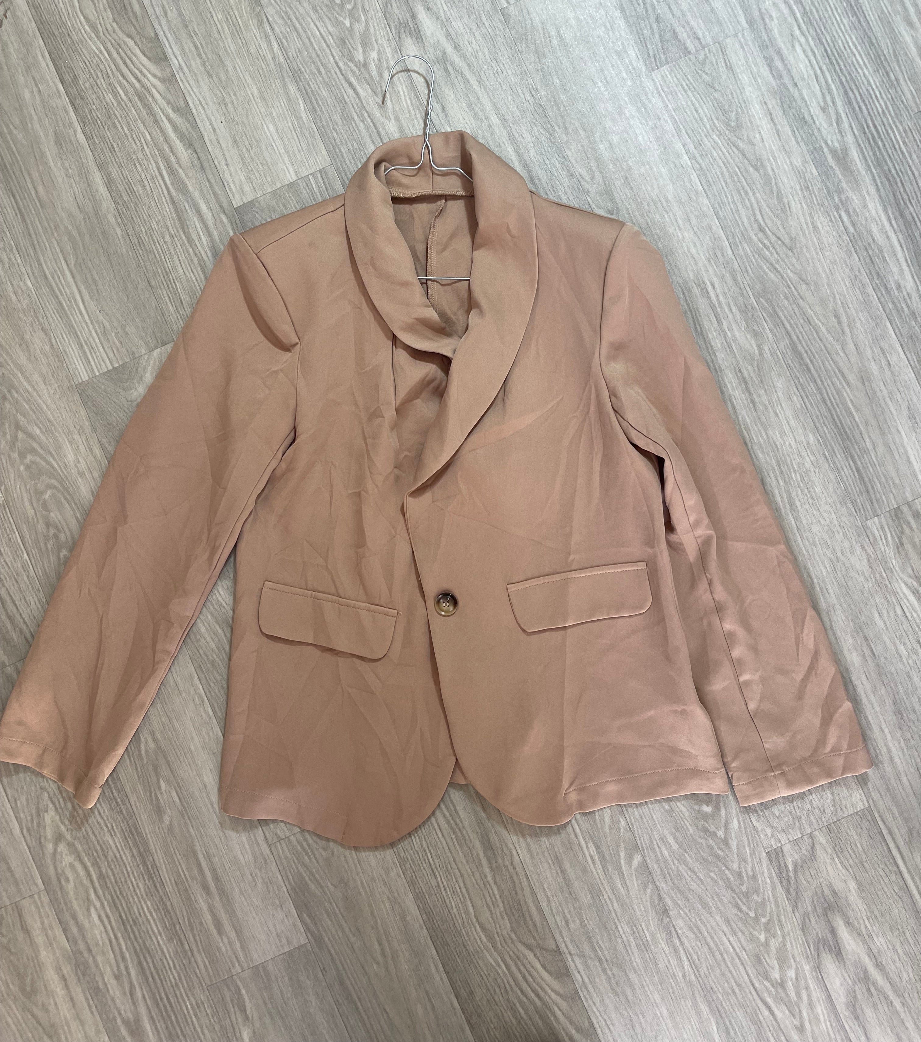 Blazer long camel
