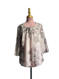 Blouse Transparente Fluide et Élégante