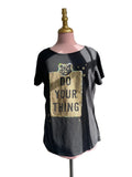 T-shirt Noir Do Your Thing Paillettes