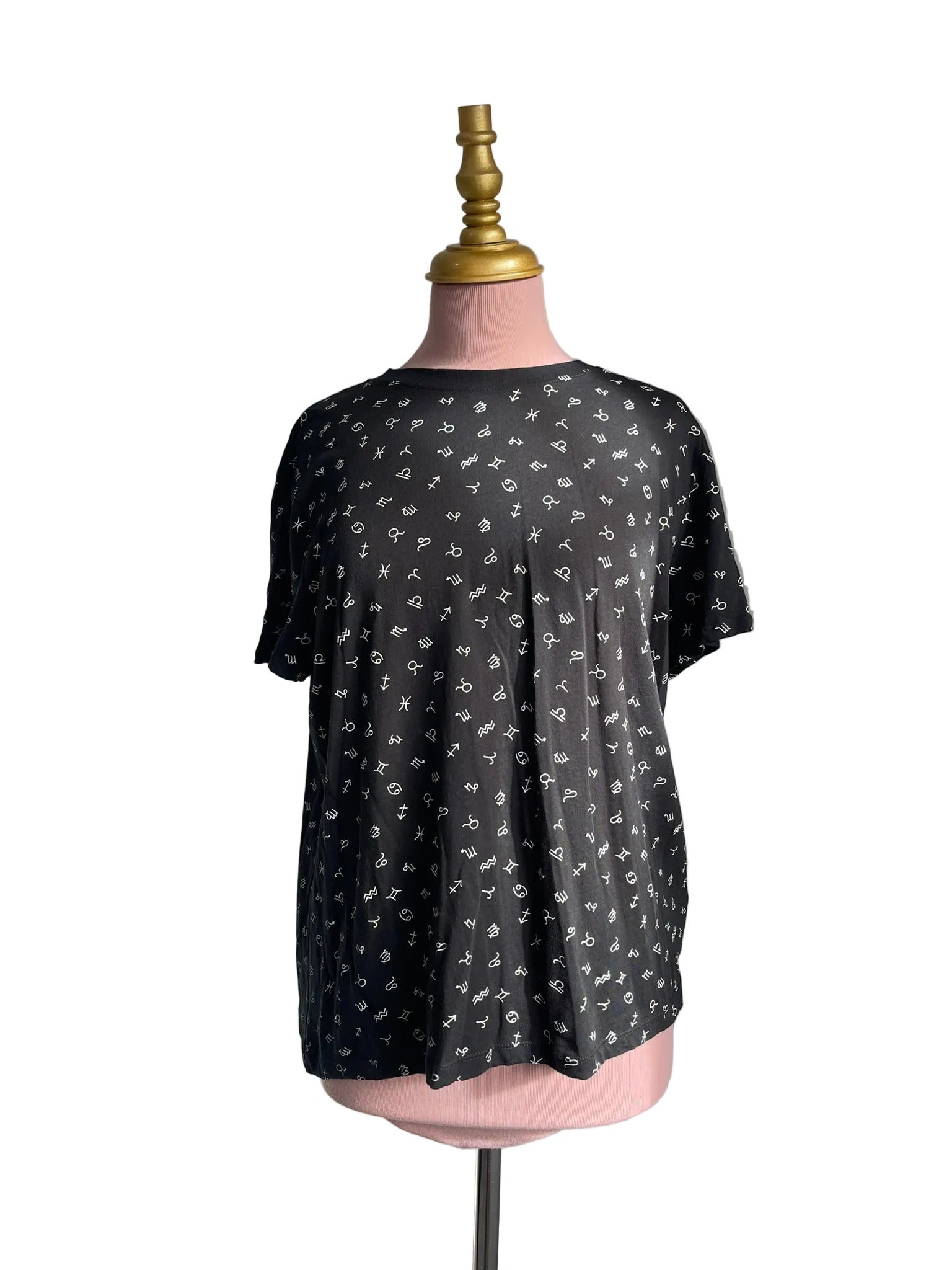 T-shirt Noir Signes Astrologiques