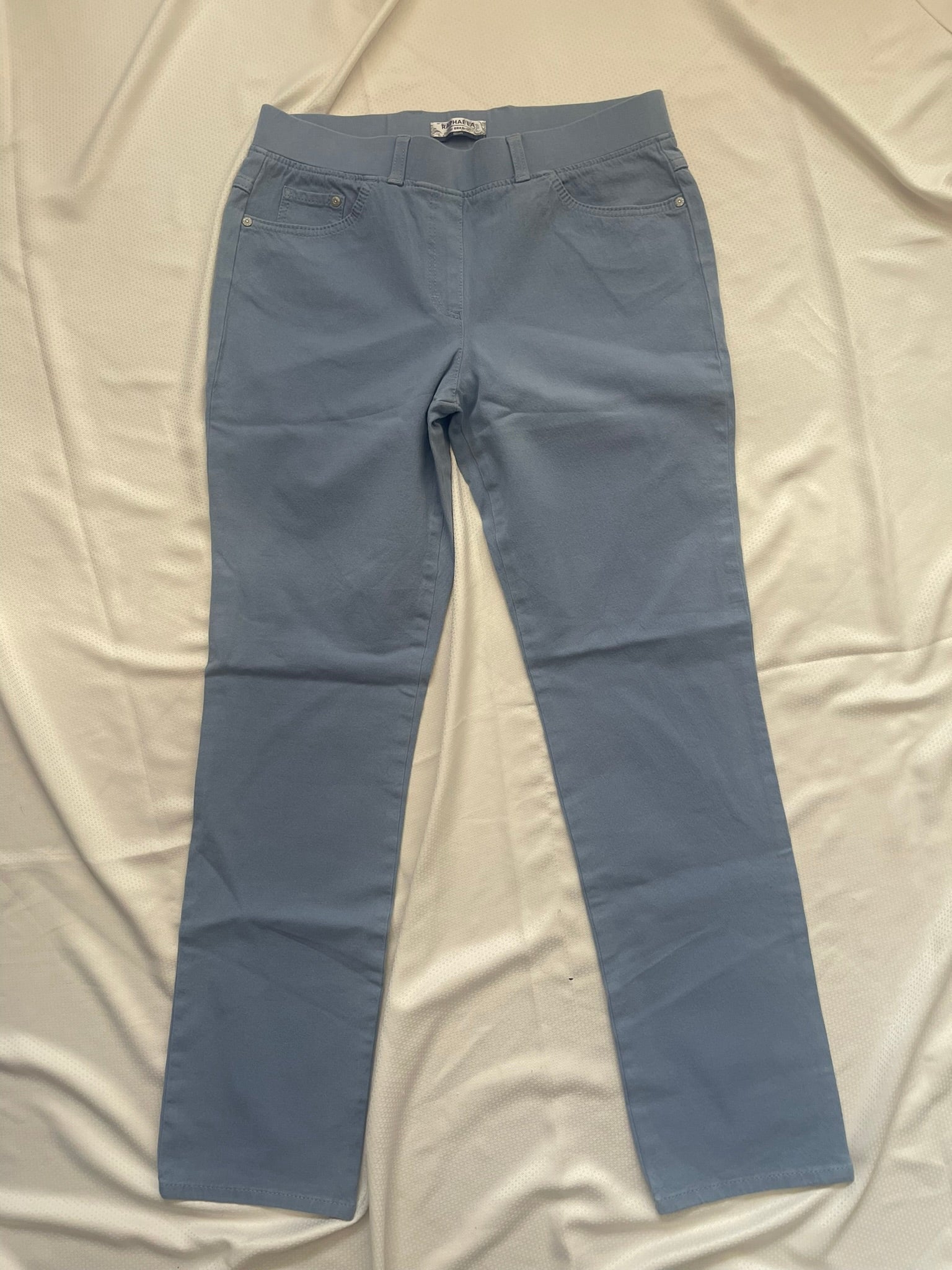 Pantalon slim bleu ciel Raphaeva femme