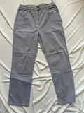 Pantalon droit gris uni coton Damart femme