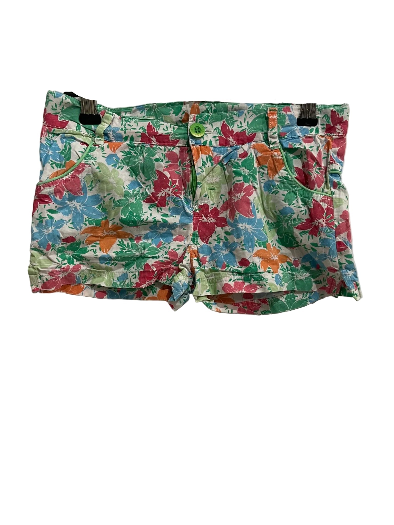 Short Fleuri Tropical Multicolore