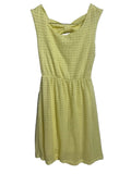 Robe Jaune Broderie Anglaise