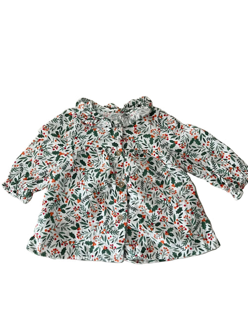 Blouse Bébé Fleurie Houx