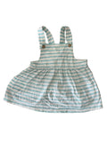 Robe Salopette Bébé Rayures Bleu