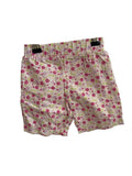 Short Fille Fleuri Rose Vert