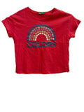 T-shirt Benetton Rouge Colors