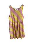Robe H&M Rayures Jaune Rose