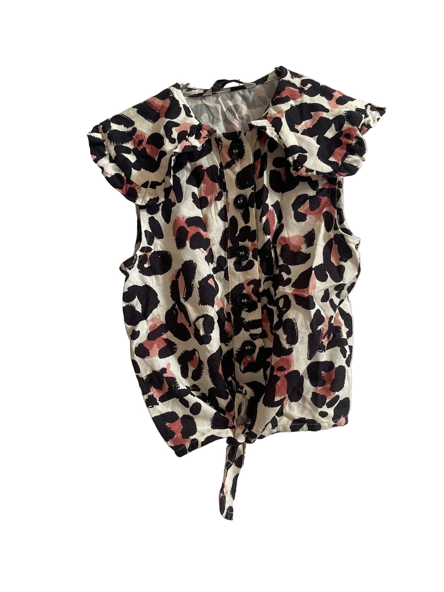 Blouse Léopard Enfant Noué