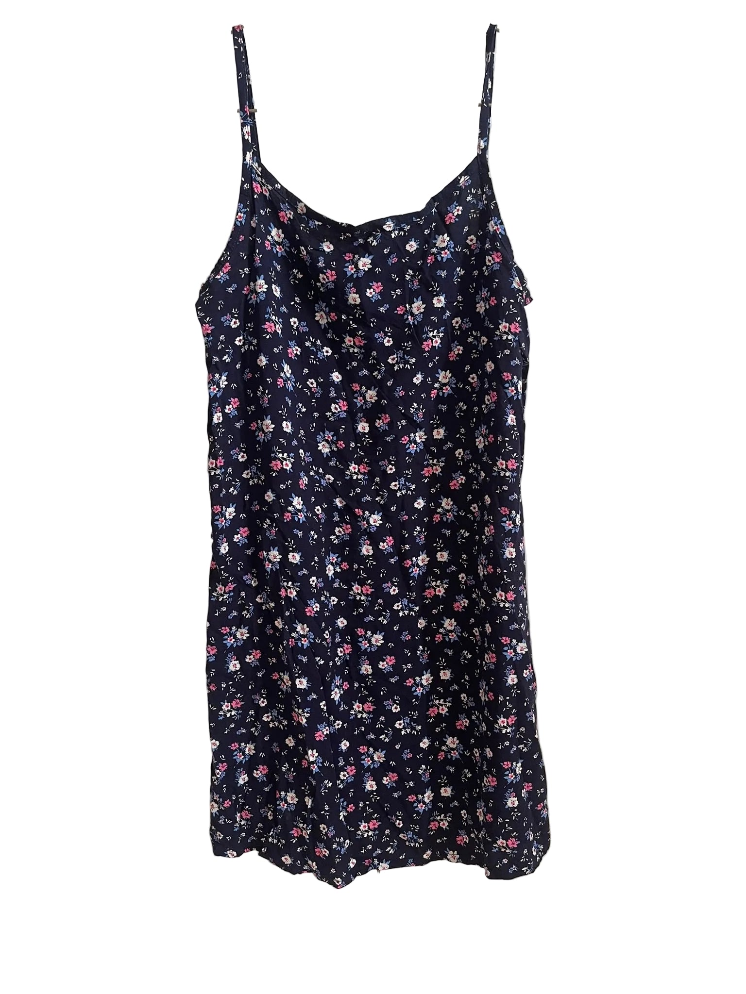 Robe Courte Blanche Florale Sakura Manches 3/4