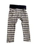 Legging rayé marinière écru & marine