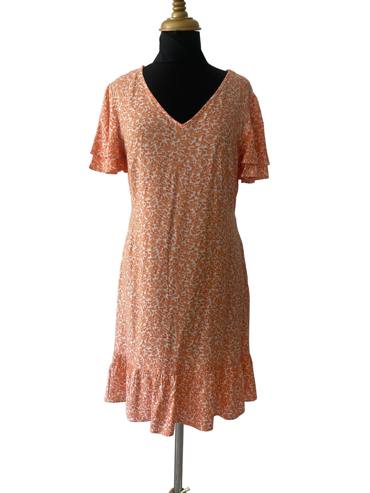 Robe Midi Rayures Blanc Noir Moulante