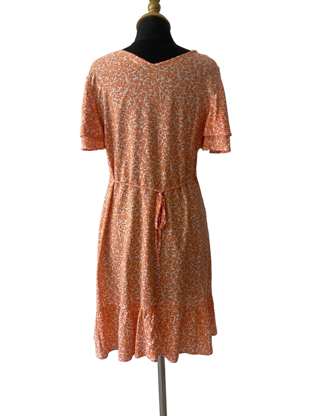 Robe Midi Rayures Blanc Noir Moulante - vue 3