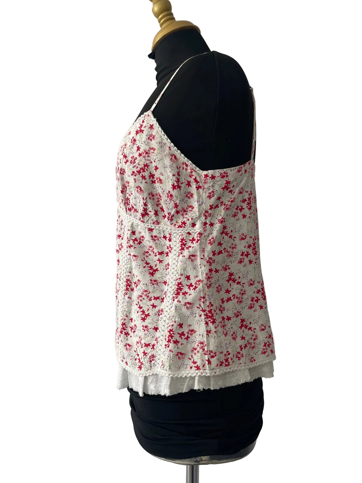 Mini Robe Carreaux Bleu Juicy Couture Bretelles Dentelle - vue 3