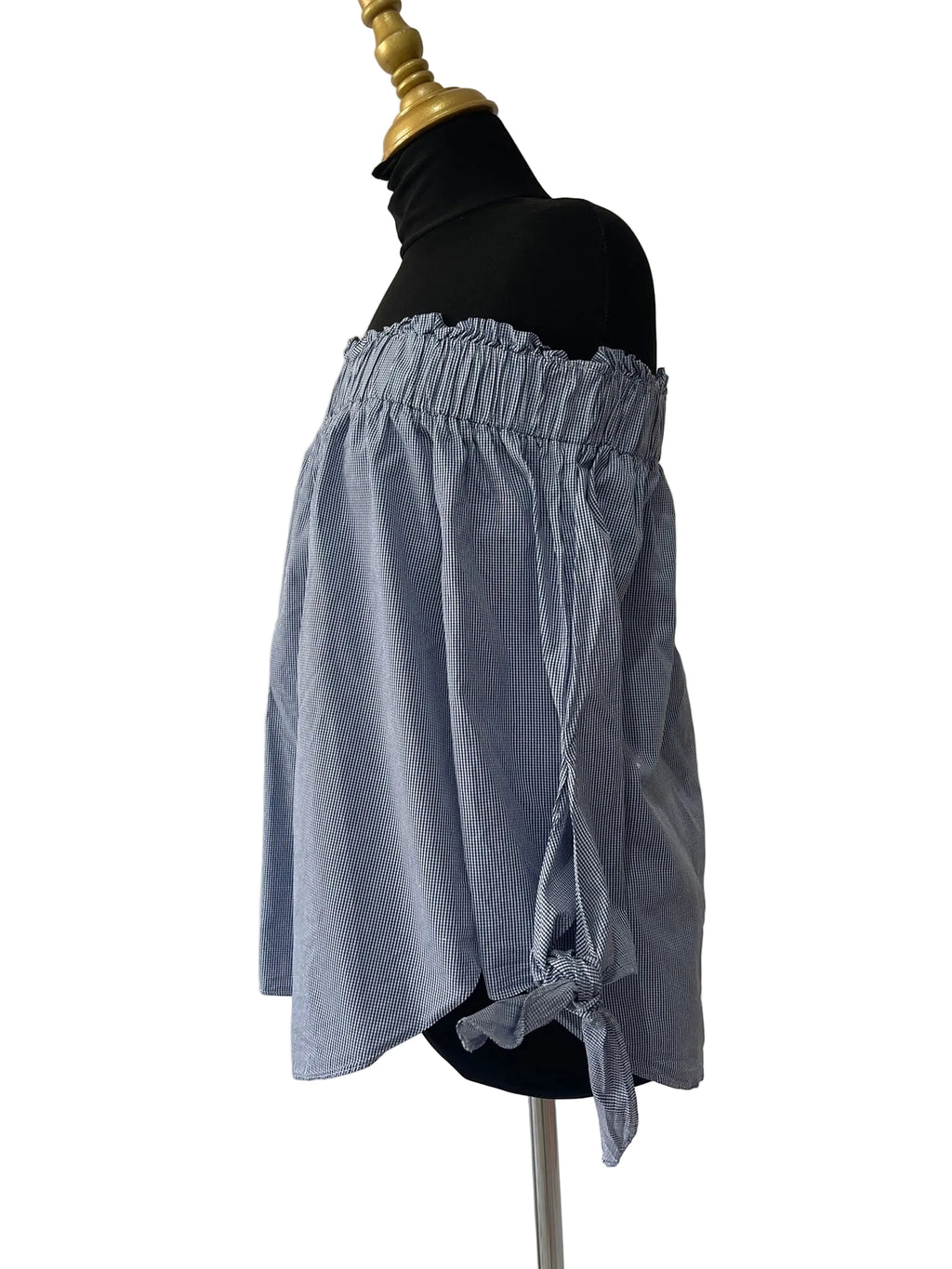 Top Bardot Gingham