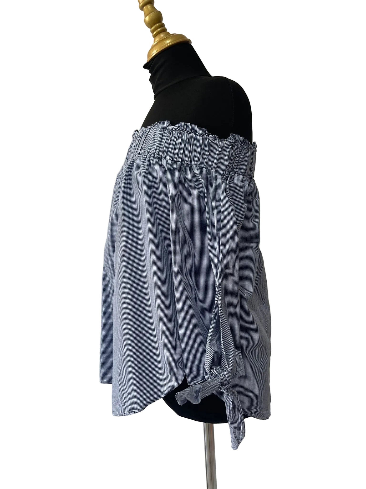 Top Bardot Gingham