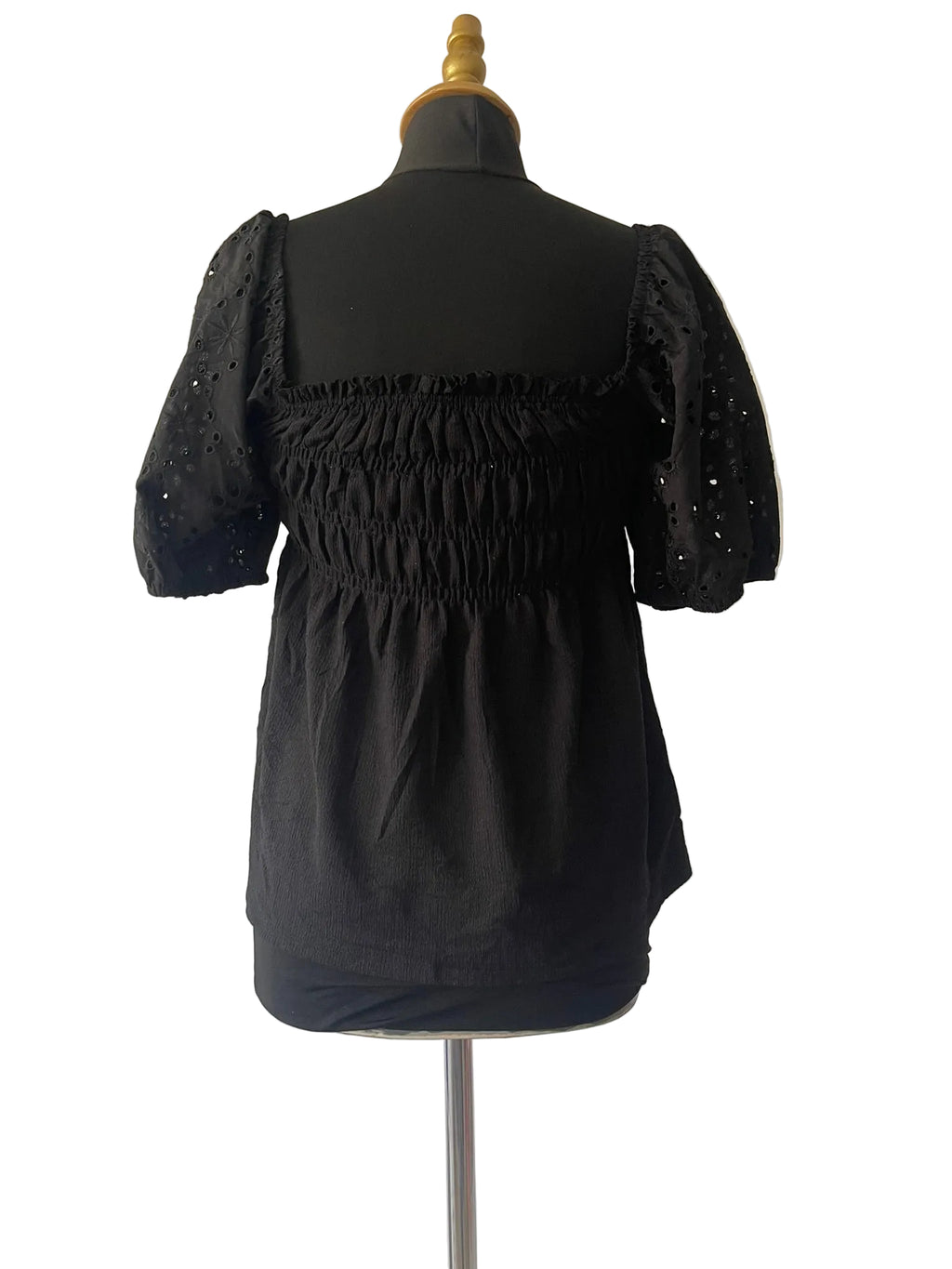 Blouse Noire Bohème