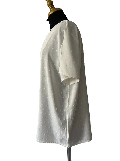 Blouse Blanche Plumetis