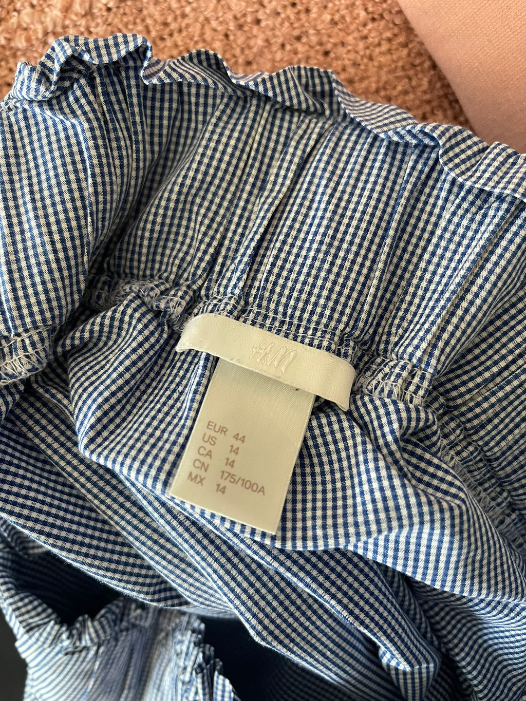 Top Bardot Gingham