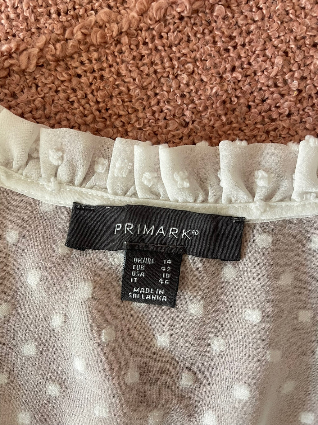 Blouse Romantique Blanche en Plumetis et Volants
