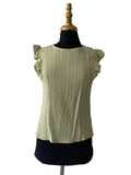 Top Vert Pastel Texturé