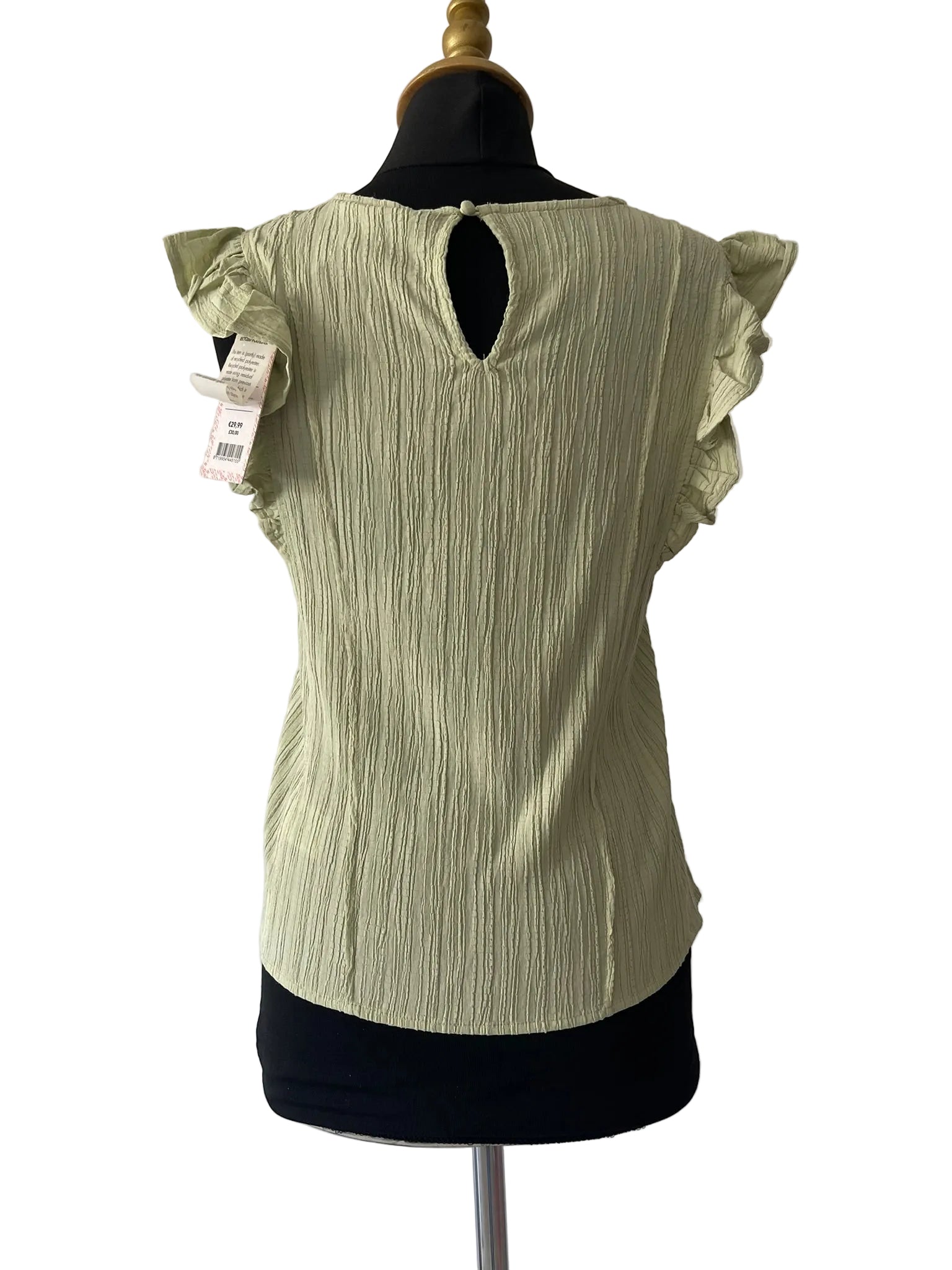Top Vert Pastel Texturé