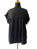 Blouse Noire Bohème