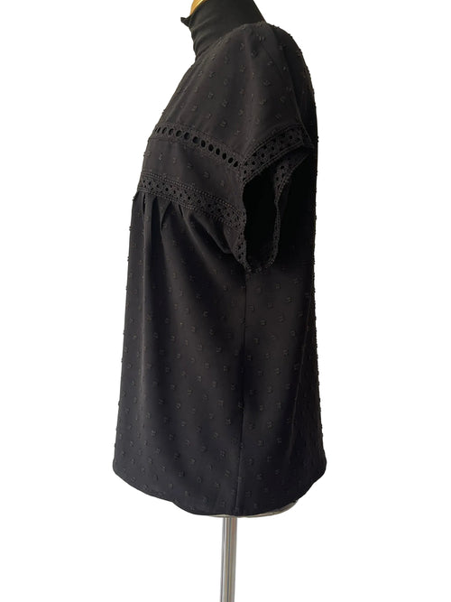 Blouse Noire Bohème