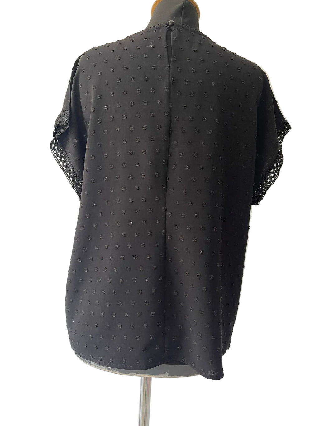 Blouse Noire Bohème