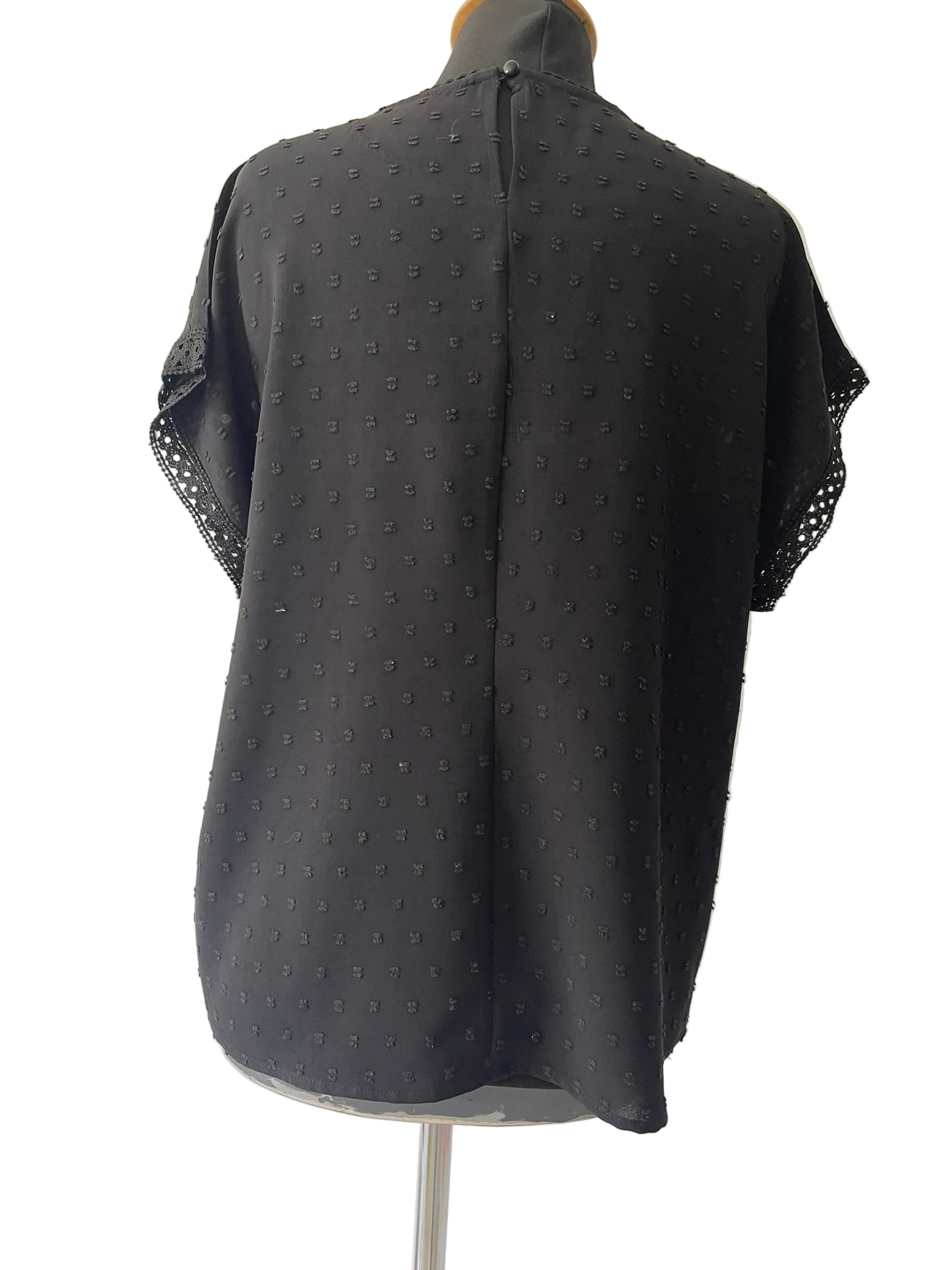 Blouse Noire Bohème