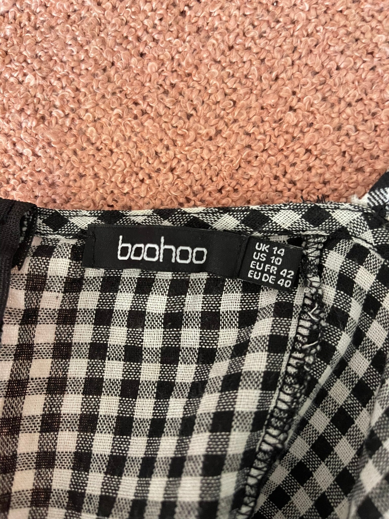 Robe en Gingham