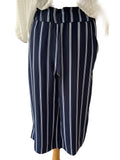 Pantalon Large Rayé