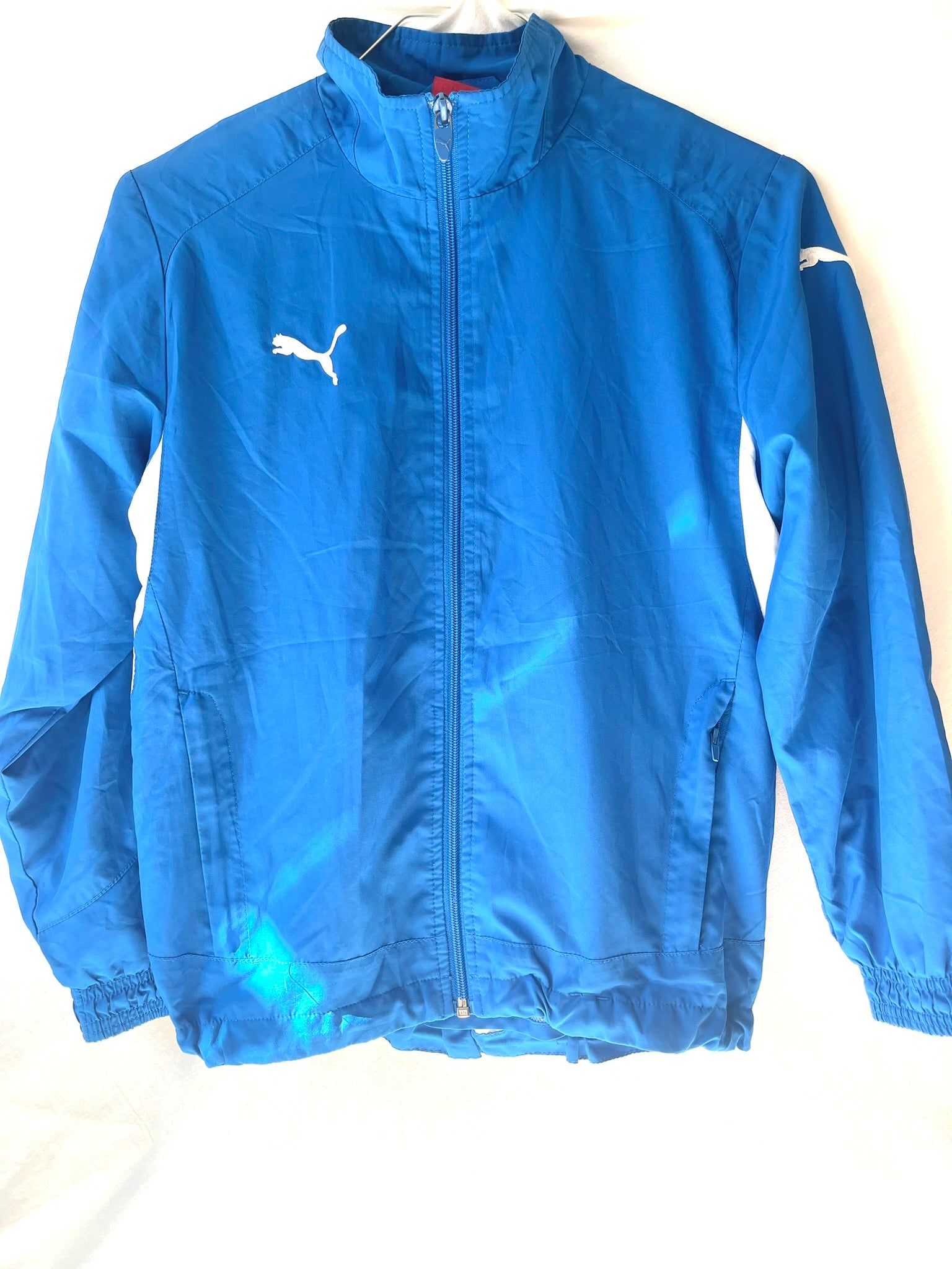 Veste coupe-vent Puma zippée – Bleu roi