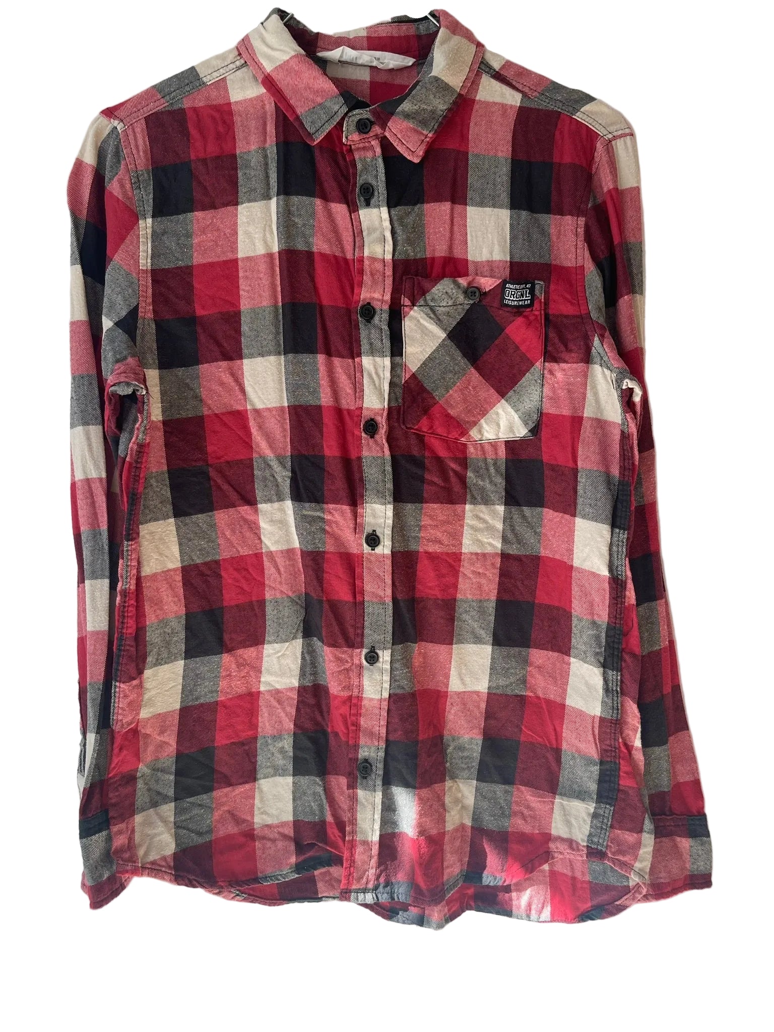 Chemise à carreaux flanelle – Rouge & Noir