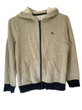 Sweat zippé à capuche enfant F&F – Gris