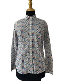 Chemise coton imprimé animaux sauvages