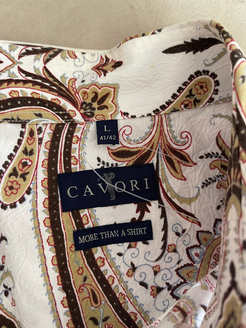 Chemise homme à motifs cachemire