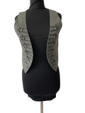 Gilet d'officier kaki à brandebourgs
