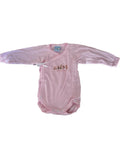 Body bébé cache-cœur Clair de Lune – Rose rayé Five Little Kittens