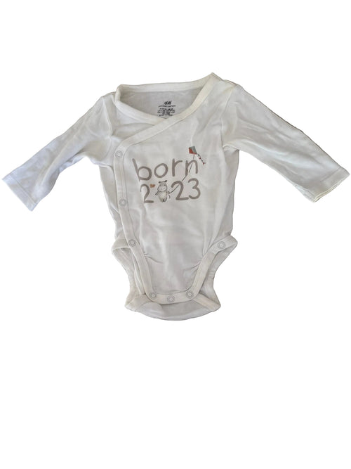 Body bébé cache-cœur H&M – Blanc Born 2023