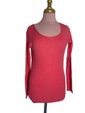 T-shirt corail basique col rond