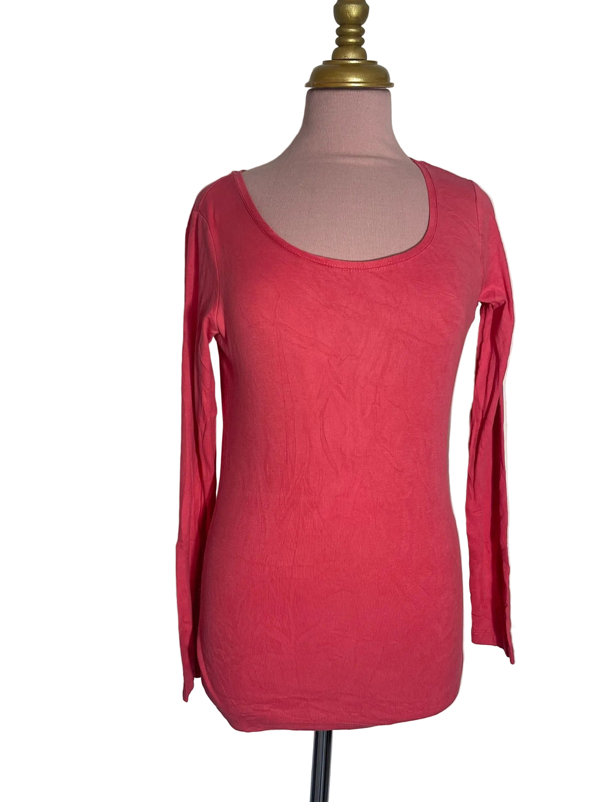 T-shirt corail basique col rond