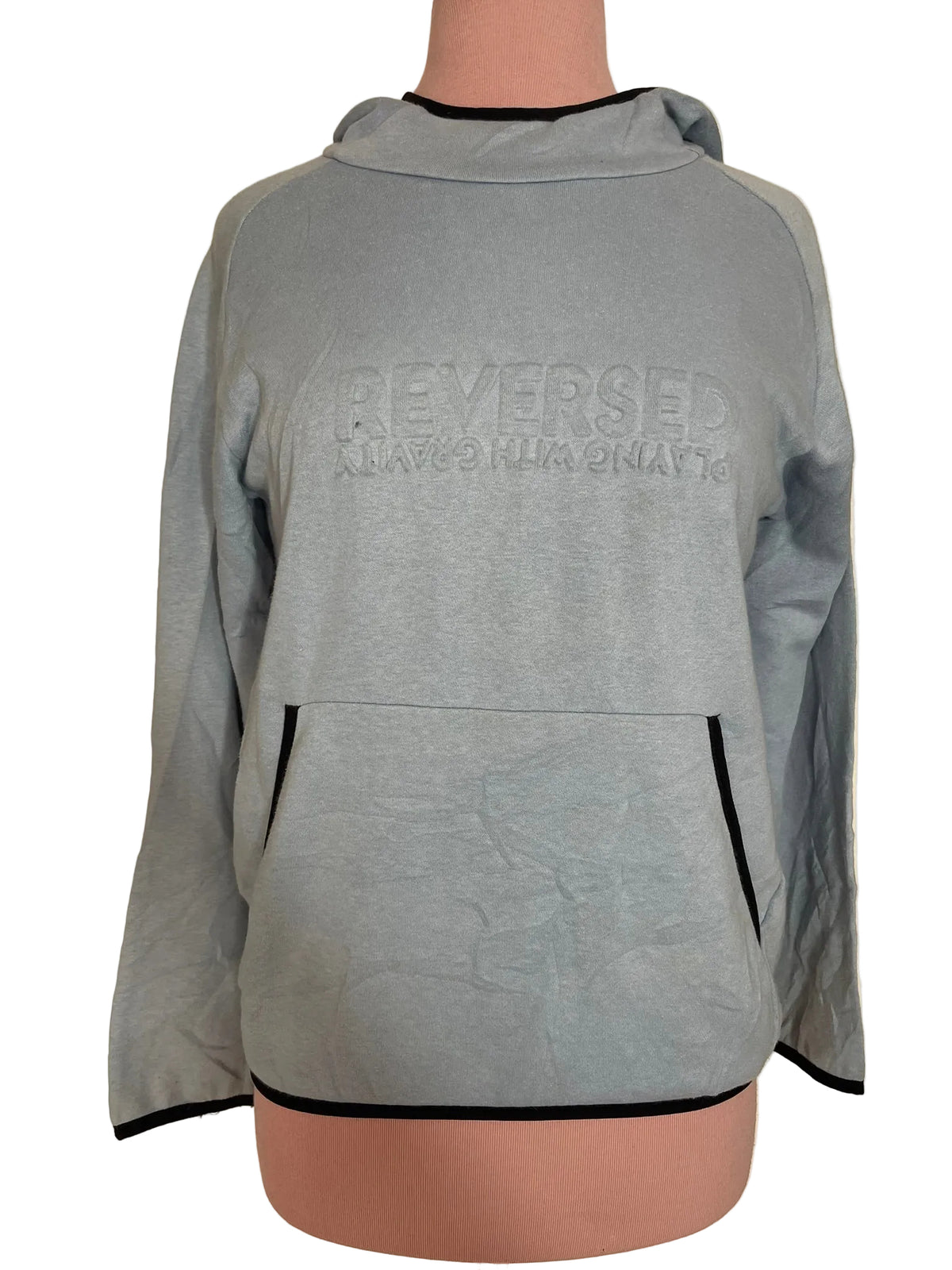 Sweat a capuche gris Reversed